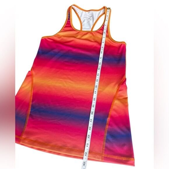 Z by Zella Sunset Rainbow Ombre tank top Size Small - Picture 7 of 8
